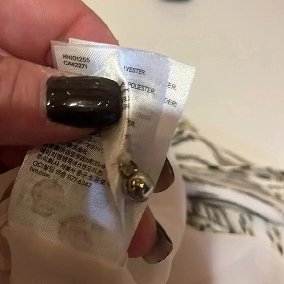 H&M animal print large belted 3/4 sleeve dress - Picture 6 of 9